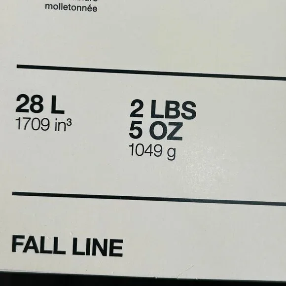 NWT The North Face Fall Line Backpack 28L Black Durable Hiking Travel Laptop OS